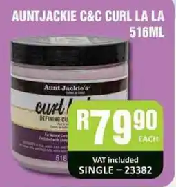 Cosmetic Connection Aunt Jackie's C&C Curl La La offer