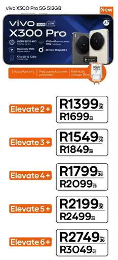 Cell C Vivo X300 Pro 5G 512GB offer