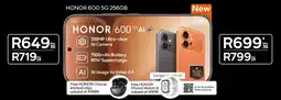Cell C HONOR 600 5G 256GB offer