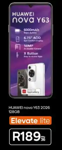 Cell C HUAWEI nova Y63 offer