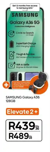 Cell C SAMSUNG Galaxy A36 128GB offer