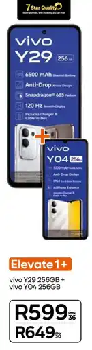 Cell C vivo Y29 256GB + vivo Y04 256GB offer