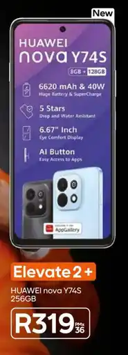 Cell C Huawei nova Y74S offer