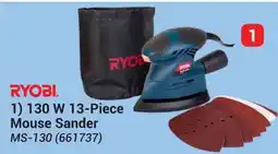 Builders Warehouse Ryobi 130 W Mouse Sander offer
