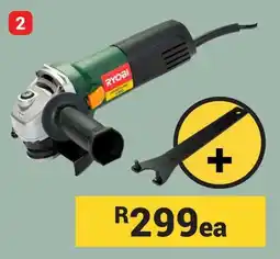 Builders Warehouse RYOBI angle grinder offer