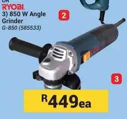 Builders Warehouse RYOBI 850 W Angle Grinder offer