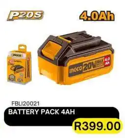 Legacy Industrial Supplies Ingco battery pack 4.0Ah offer