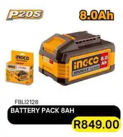 Legacy Industrial Supplies Ingco battery pack 8.0Ah offer