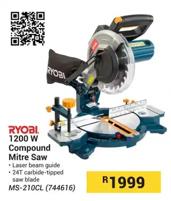 RYOBI 1200 W Compound Mitre Saw