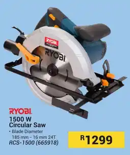 Builders Warehouse RYOBI 1500 W Circular Saw offer
