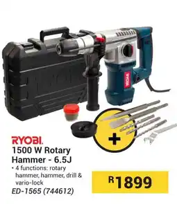 Builders Warehouse RYOBI 1500 W Rotary Hammer - 6.5J offer