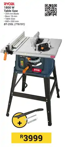 Builders Warehouse RYOBI 1800 W Table Saw offer