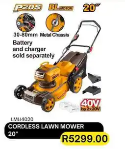 Legacy Industrial Supplies INCCO CORDLESS LAWN MOWER 20" offer