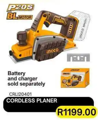 Ingco cordless planer
