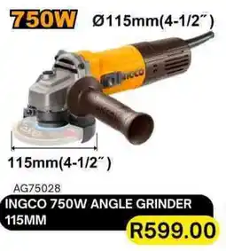 Legacy Industrial Supplies Ingco 750w angle grinder offer