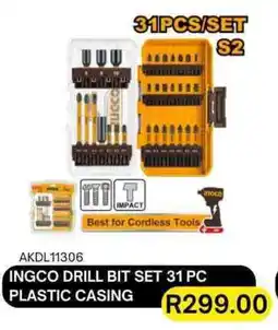 Legacy Industrial Supplies Ingco drill bit set 31 pc offer