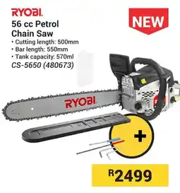 Builders Warehouse RYOBI 56 cc Petrol Chain Saw offer