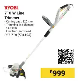 Builders Warehouse RYOBI 710 W Line Trimmer offer