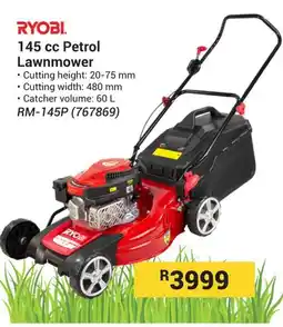 Builders Warehouse RYOBI 145 cc Petrol Lawnmower offer