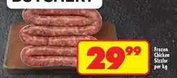 Shoprite Frozen Chicken Sizzler per kg offer