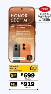 MTN HONOR 600 5G offer