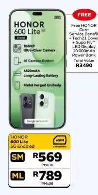 MTN HONOR 600 Lite 5G Enabled offer