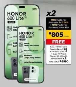 MTN HONOR 600 Lite offer