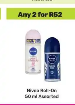 Game Nivea Roll On 50 ml Assorted offer