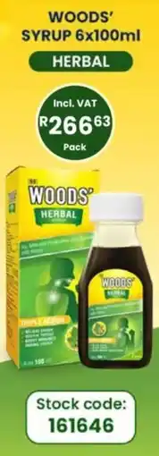 Africa Cash and Carry Woods' Herbal Cough Syrup offer