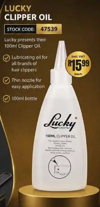 Africa Cash and Carry Lucky Clipper Oil offer