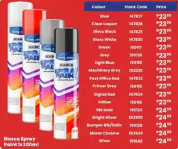 Africa Cash and Carry Nasca Spray Paint offer