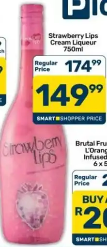 Pick n Pay Strawberry Lips Cream Liqueur offer