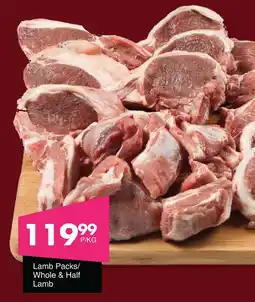 Save Hyper Lamb Packs/Whole & Half Lamb offer