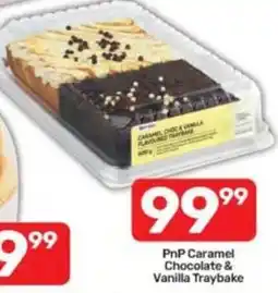 Pick n Pay PnP Caramel Chocolate & Vanilla Traybake offer