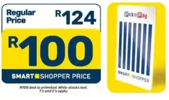 Pick n Pay SMART SHOPPER offer