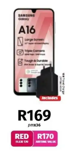 Vodacom SAMSUNG Galaxy A16 offer