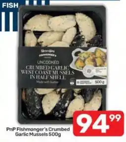 Pick n Pay PnP Fishmonger's Crumbed Garlic Mussels offer