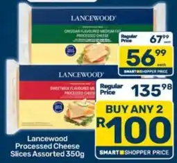 Pick n Pay Lancewood Processed Cheese Slices Assorted offer