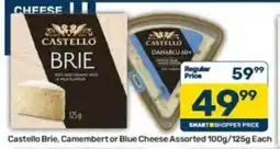 Pick n Pay Castello Brie, Camembert or Blue Cheese Assorted offer