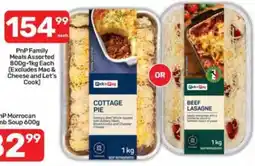 Pick n Pay PnP Family Meals Assorted offer