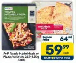 Pick n Pay PnP Ready Made Meals or Pizza Assorted offer