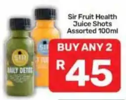 Pick n Pay Sir Fruit Health Juice Shots Assorted offer
