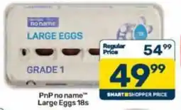 Pick n Pay PnP no name Large Eggs offer
