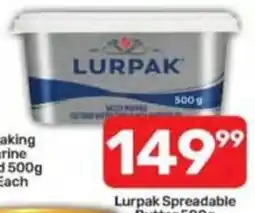 Pick n Pay Lurpak Spreadable Butter offer