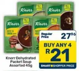 Pick n Pay Knorr Dehydrated Packet Soup Assorted offer