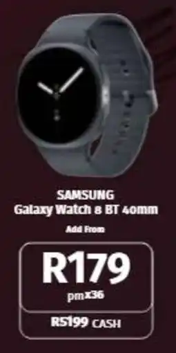 Vodacom SAMSUNG Galaxy Watch 8 BT 40mm offer