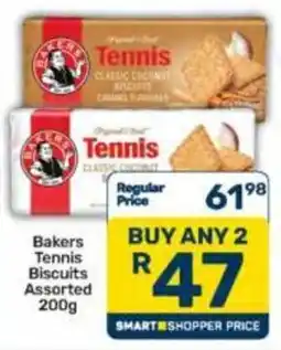 Pick n Pay Bakers Tennis Biscuits Assorted offer