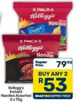 Pick n Pay Kellogg's Instant Noodles Assorted offer