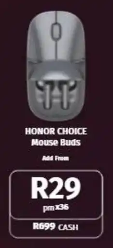 Vodacom Honor Choice Mouse Buds offer