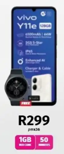 Vodacom vivo Y11e offer